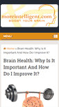Mobile Screenshot of moreintelligent.com